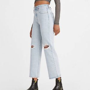 Levi’s Ribcage Straight Ankle Ojai size 25